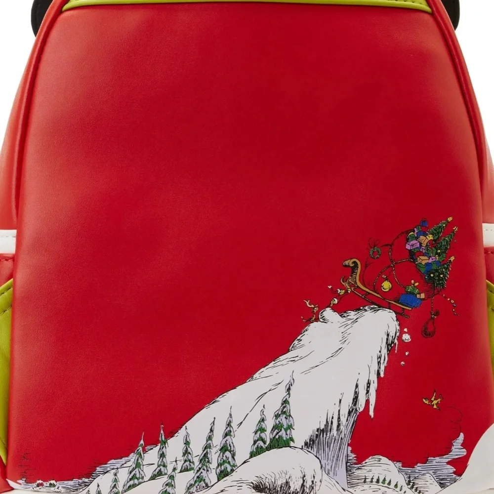 Loungefly Dr Seuss‎ Grinch Lenticular Heart Mini Backpack - IN HAND